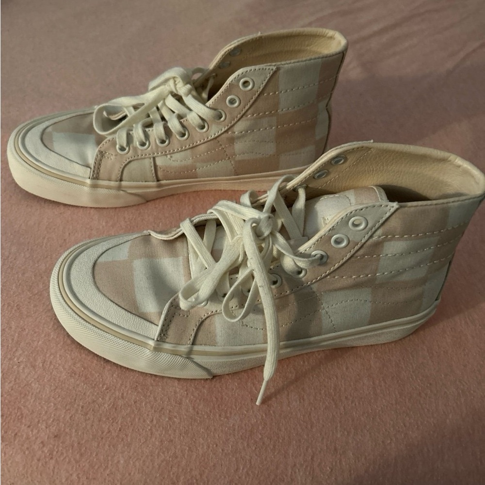 Pink Checkered Vans - Picture 2 of 5